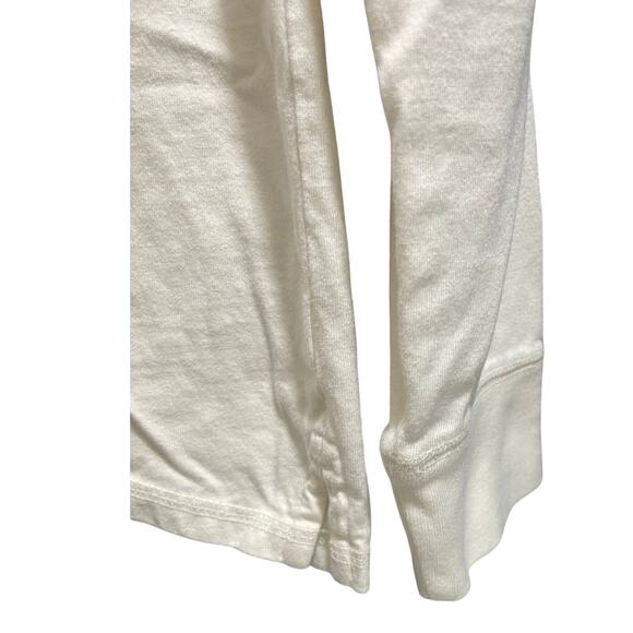 Goodfellow White Long Sleeve Basic Front Pocket T-Shirt Size Small - Picture 6 of 7
